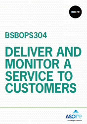 Picture of BSBOPS304 Deliver and monitor a service to customers (BKLIST)